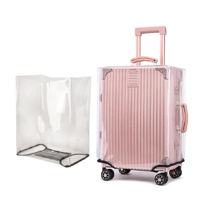 1Pc Clear PVC Suitcase Protect - огляд і ціна Luggage Protective Cover Transparent