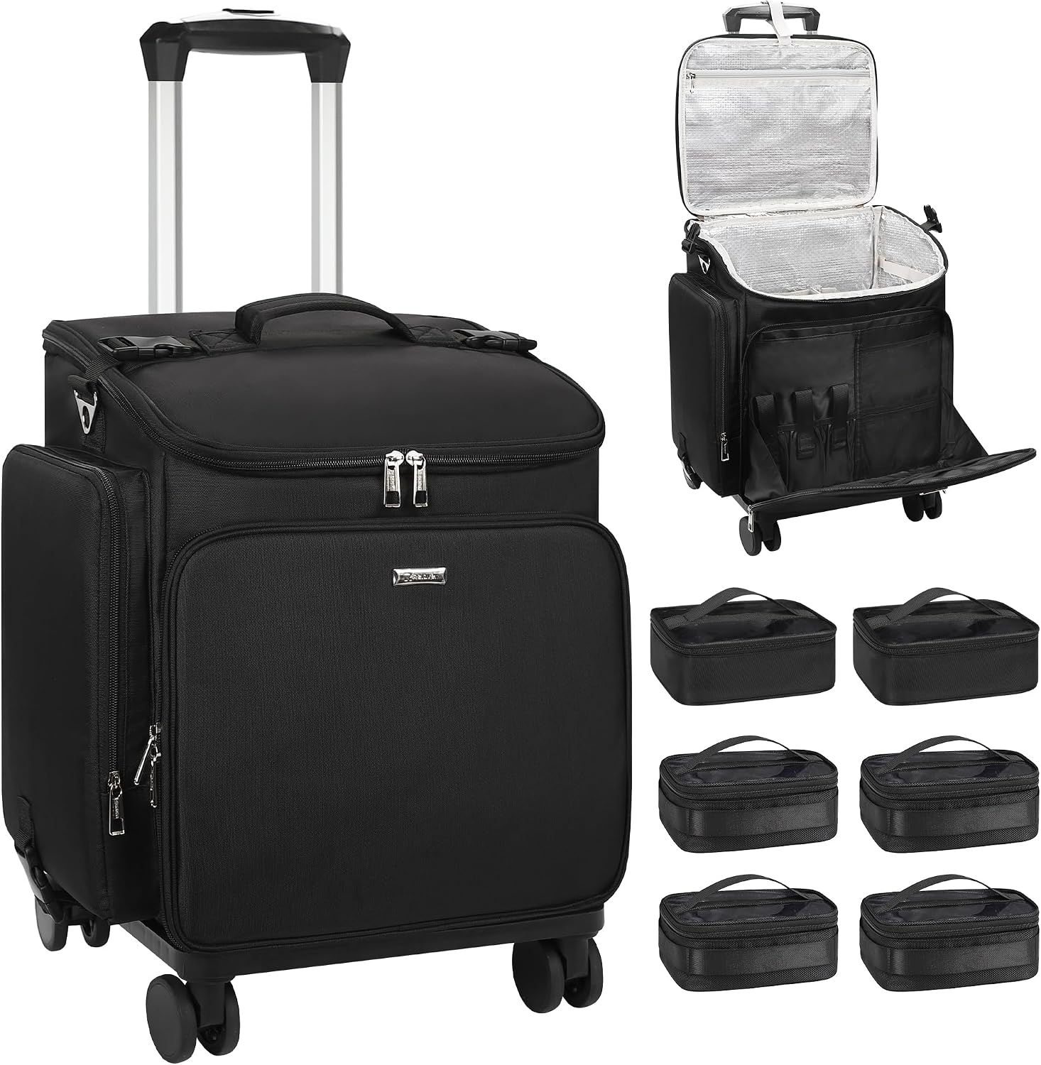Rolling Makeup Case Hair Tools - огляд і ціна Travel Bags