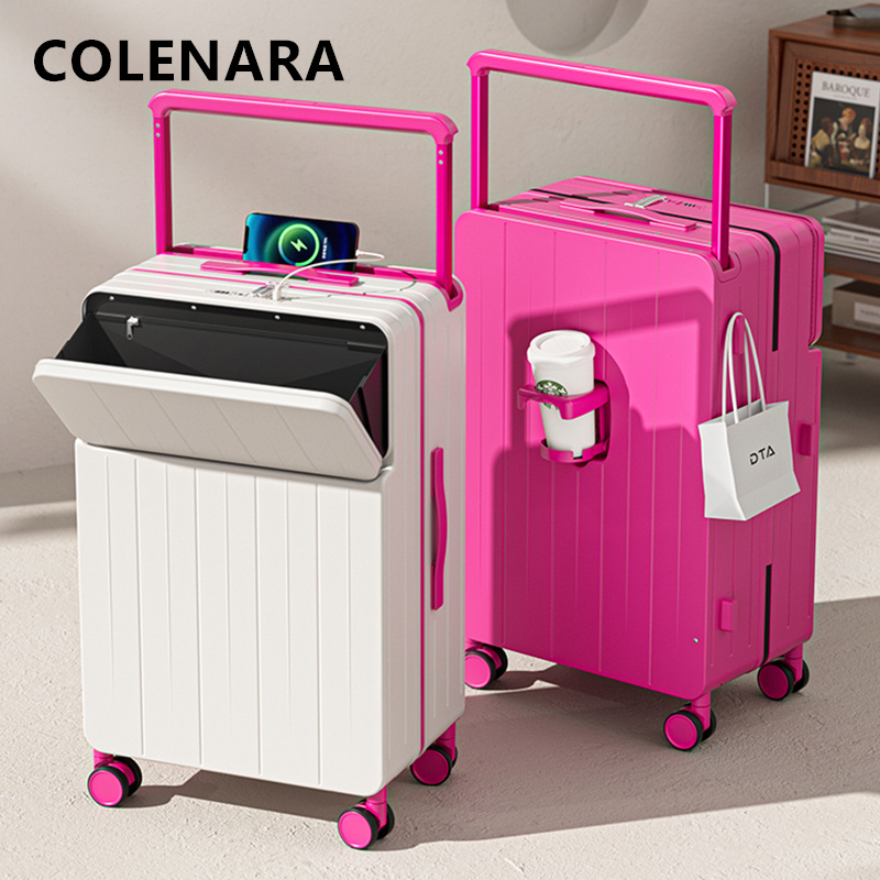 COLENARA Multifunctional Suitc - огляд і ціна Front Opening Laptop Luggage 24 Inch