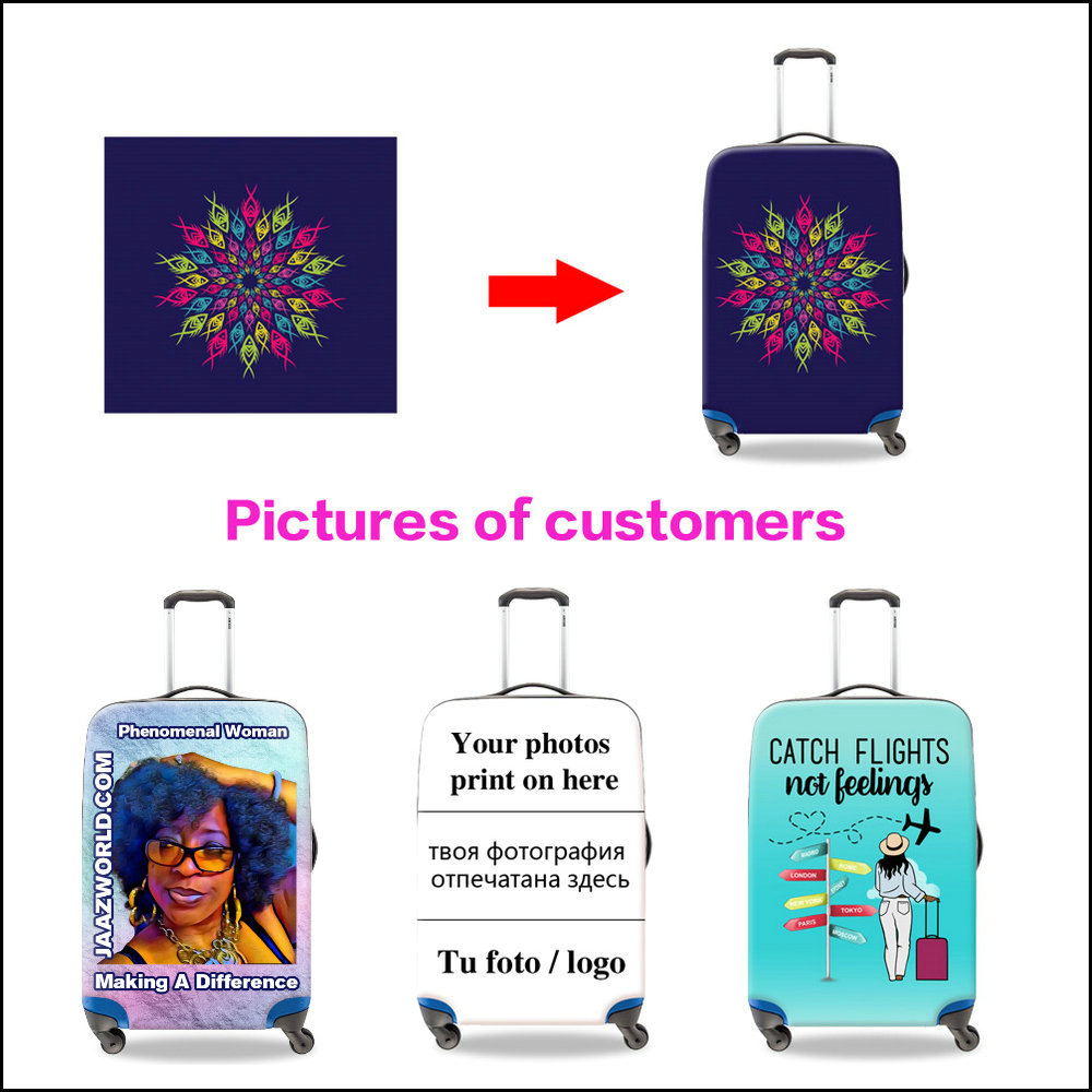 Christmas Santa Claus Luggage  - огляд і ціна Waterproof Suitcase Cover Protector