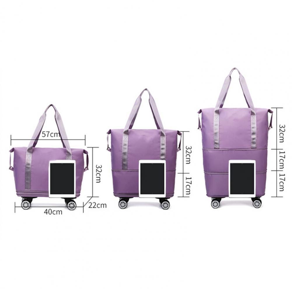 Expandable Travel Bag Expandab - огляд і ціна Foldable Rolling Luggage Bag