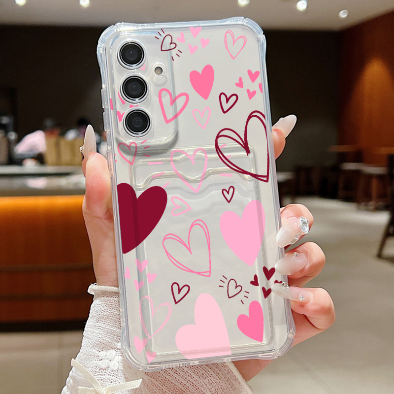 Love Heart Leaves Pattern Clea - огляд і ціна Wallets