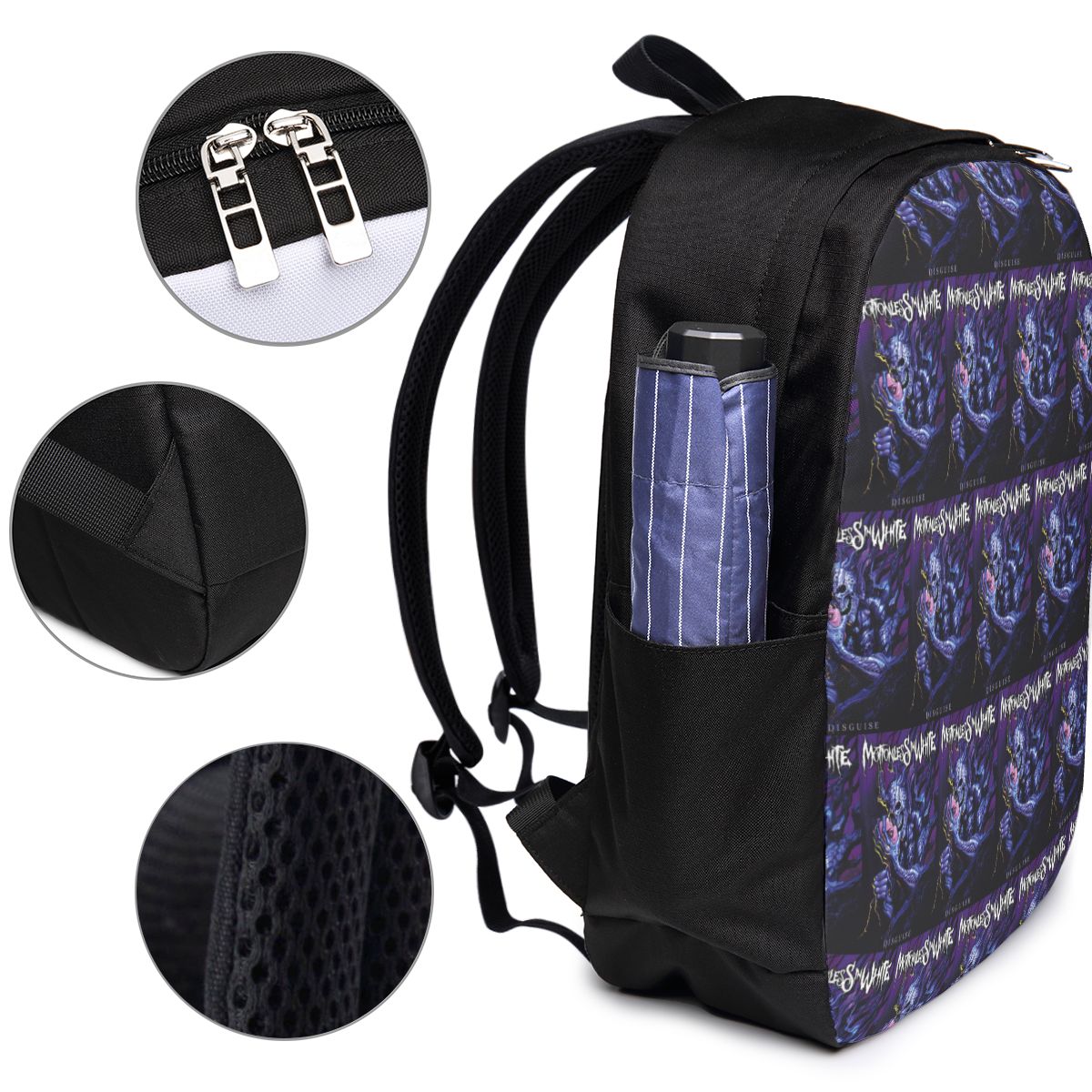 Motionless In White Backpack T - огляд і ціна Travel Bags