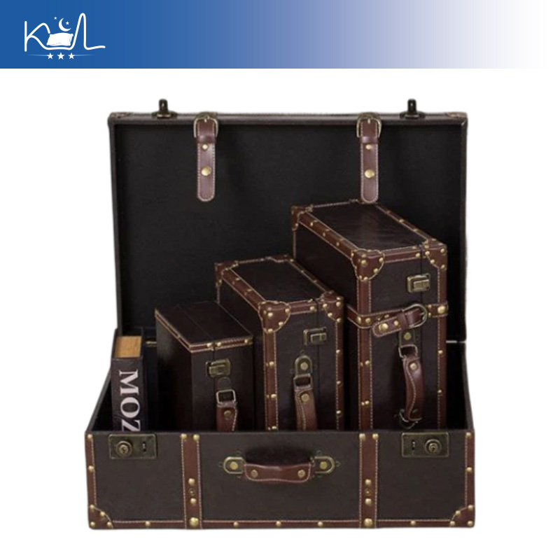 Vintage Brown Decorative Suitc - огляд і ціна Retro Vintage Trunk Suitcase