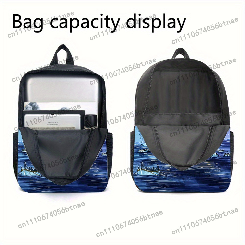 3pcs Titanic Pattern Backpack  - огляд і ціна Handbags