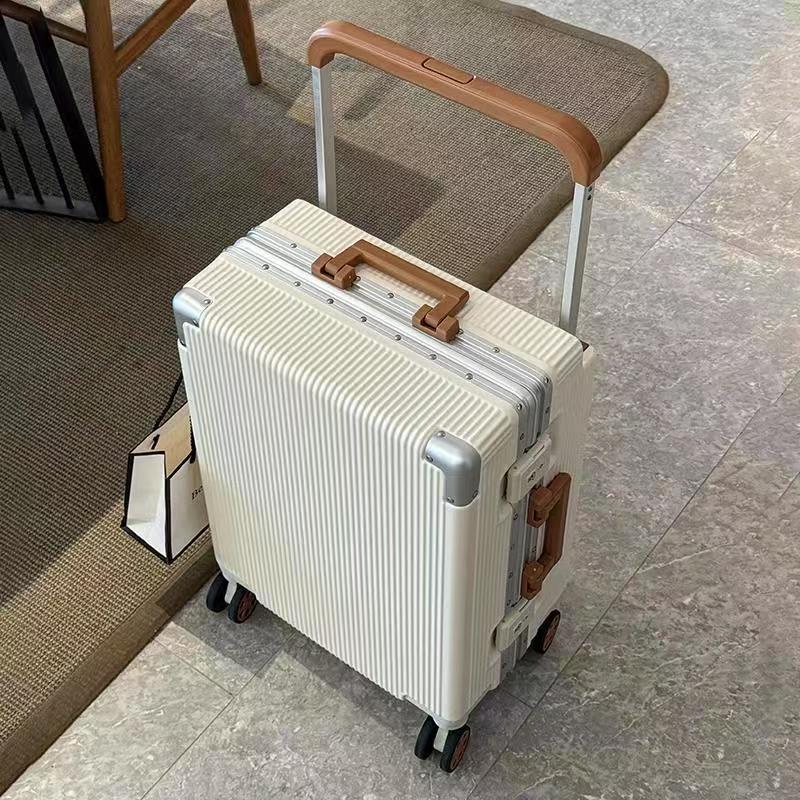 New Wide Trolley Case Luggage  - огляд і ціна Aluminum Frame Carry On Luggage