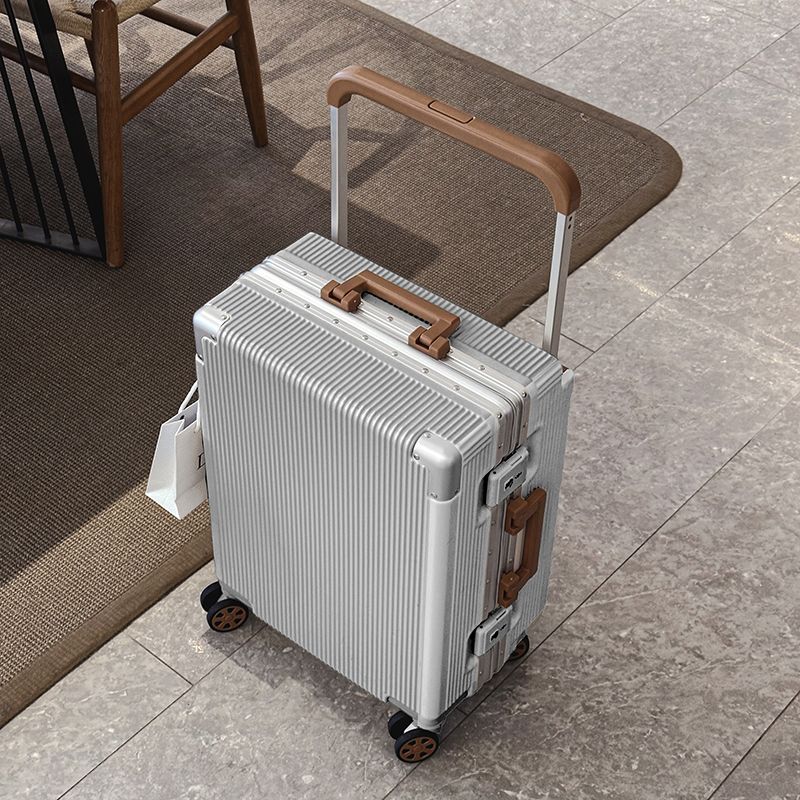 New Wide Trolley Case Luggage  - огляд і ціна Aluminum Frame Carry On Luggage
