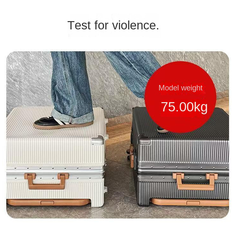 New Wide Trolley Case Luggage  - огляд і ціна Aluminum Frame Carry On Luggage