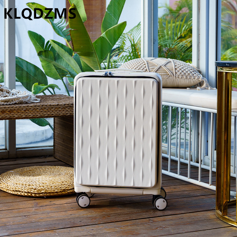KLQDZMS Travel Luggage Front O - огляд і ціна Front Opening Laptop Luggage 24 Inch