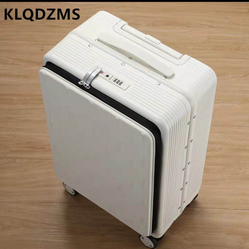 KLQDZMS Travel Luggage Front O - огляд і ціна Front Opening Laptop Luggage 24 Inch