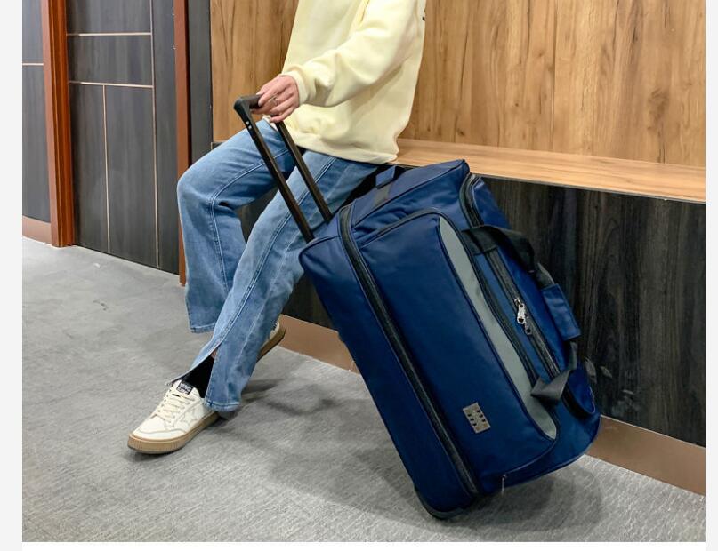 22 inch Men carry on hand Lugg - огляд і ціна Foldable Rolling Luggage Bag