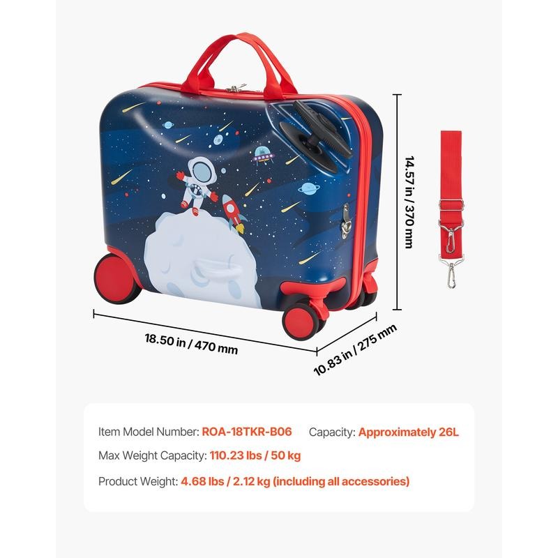 Ride-on Luggage 18-inch Lightw - огляд і ціна Kids Ride On Suitcase Scooter