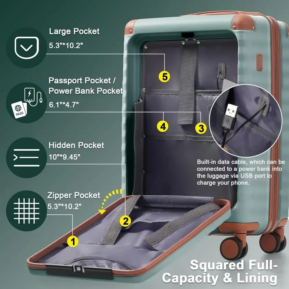 5-Piece Expandable Hardshell S - огляд і ціна Expandable Hard Shell Luggage Set