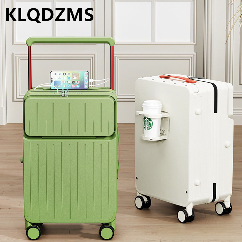 KLQDZMS 24 Inch Luggage Compar - огляд і ціна Front Opening Laptop Luggage 24 Inch