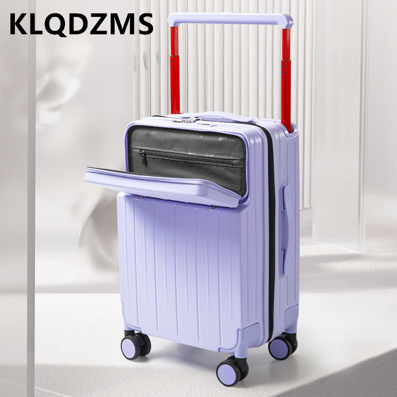 KLQDZMS 24 Inch Luggage Compar - огляд і ціна Front Opening Laptop Luggage 24 Inch