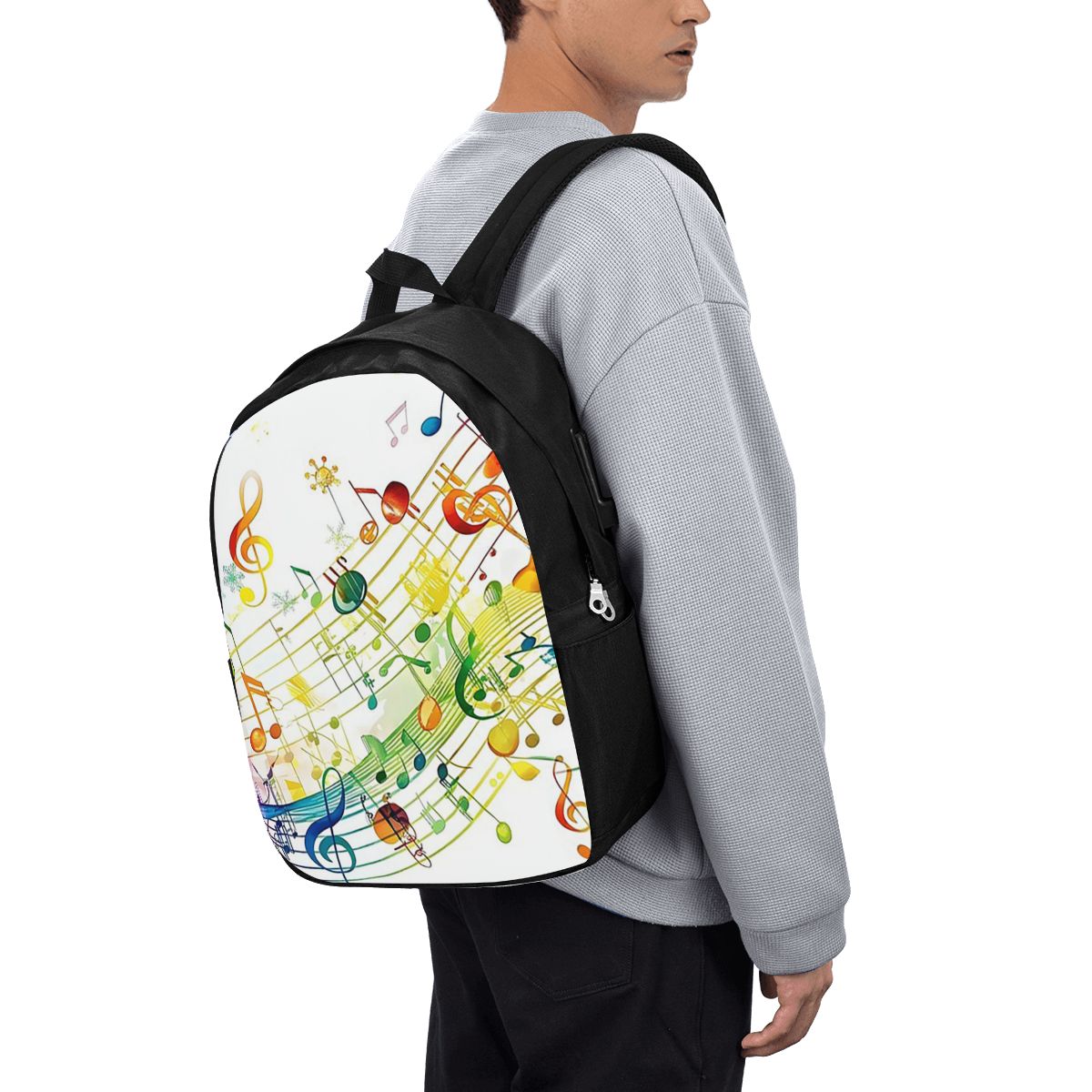 Abstract Piano Keys With Music - огляд і ціна Backpacks