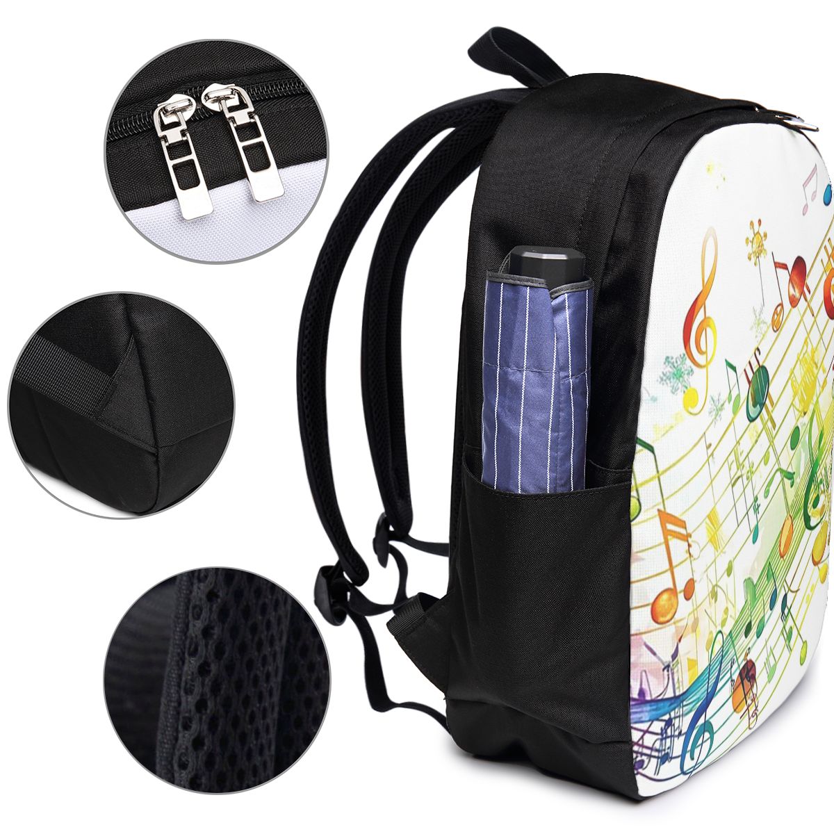 Abstract Piano Keys With Music - огляд і ціна Backpacks