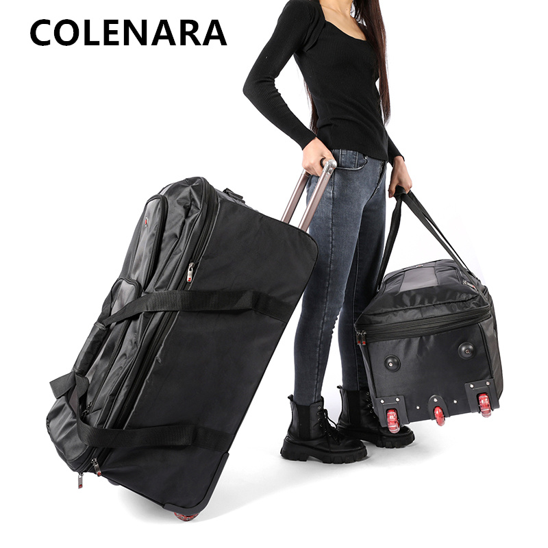 COLENARA Large Capacity Trolle - огляд і ціна Foldable Rolling Luggage Bag