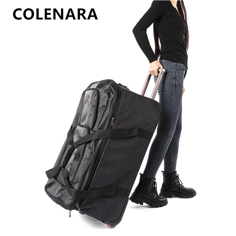 COLENARA Large Capacity Trolle - огляд і ціна Foldable Rolling Luggage Bag