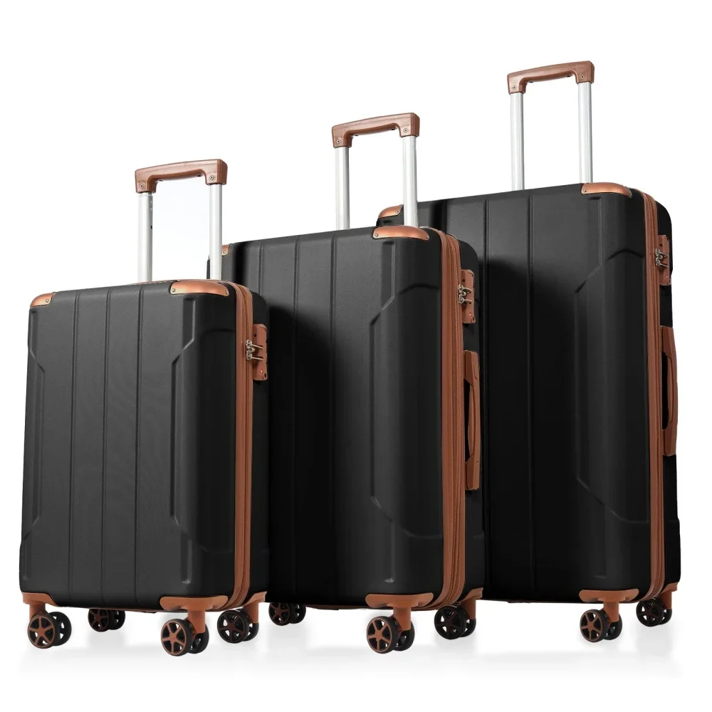 Luggage Sets 3 Piece, Expandab - огляд і ціна Expandable Hard Shell Luggage Set