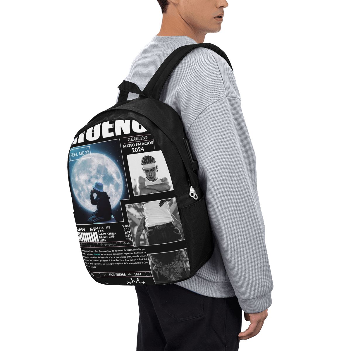 Funny Trueno Hip Hop Rapper Ba - огляд і ціна Travel Bags