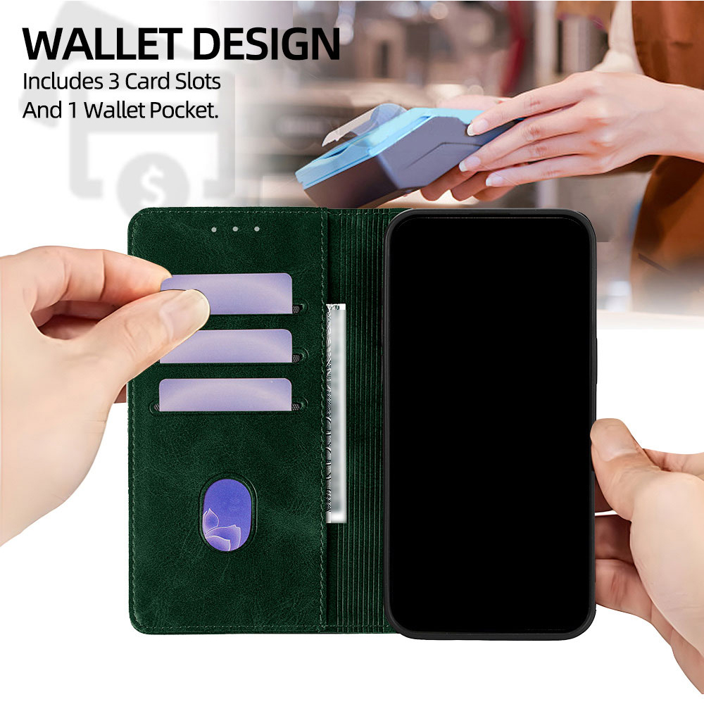 Magnetic Leather Floral patter - огляд і ціна Wallets