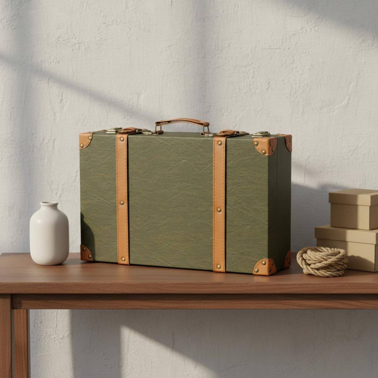 3 Pieces Vintage Suitcase Set  - огляд і ціна Retro Vintage Trunk Suitcase