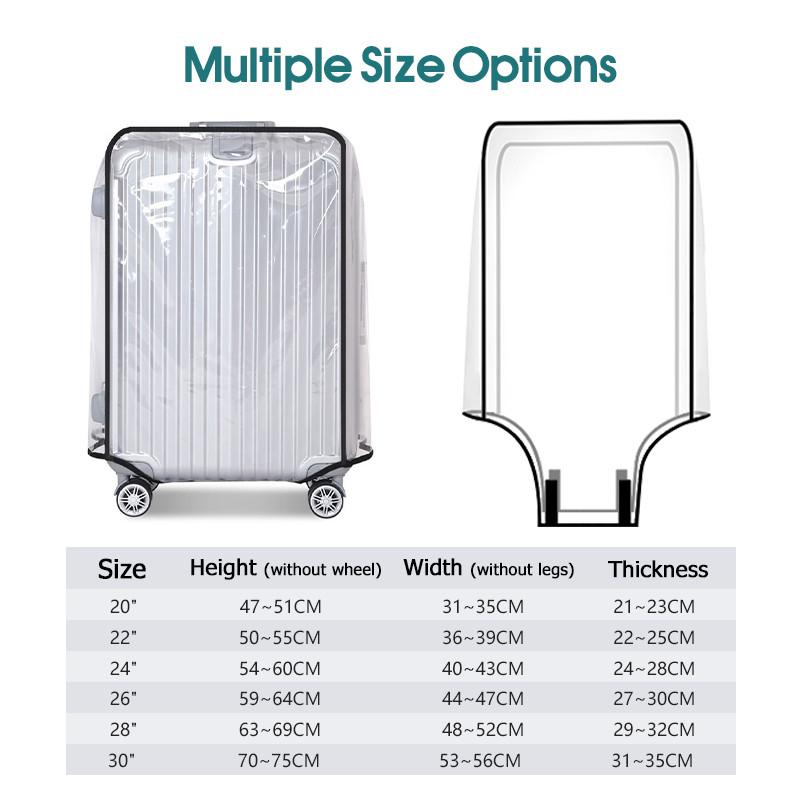 Hot Sale Travel Transparent Lu - огляд і ціна Luggage Protective Cover Transparent