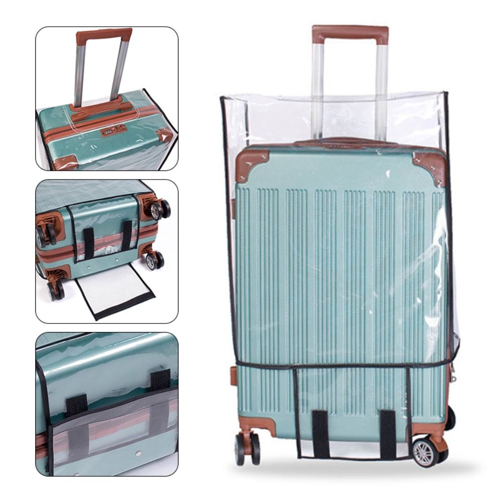 Transparent PVC Waterproof Pro - огляд і ціна Luggage Protective Cover Transparent