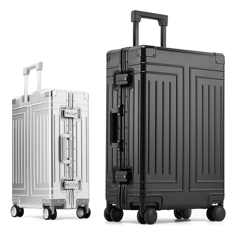 20/24/26/28 Inch Aluminum Suit - огляд і ціна Spinner Wheel Rolling Suitcase 20 Inch