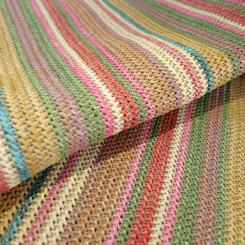 1yard Colorful Strip Pp Straw  - огляд і ціна Handbags