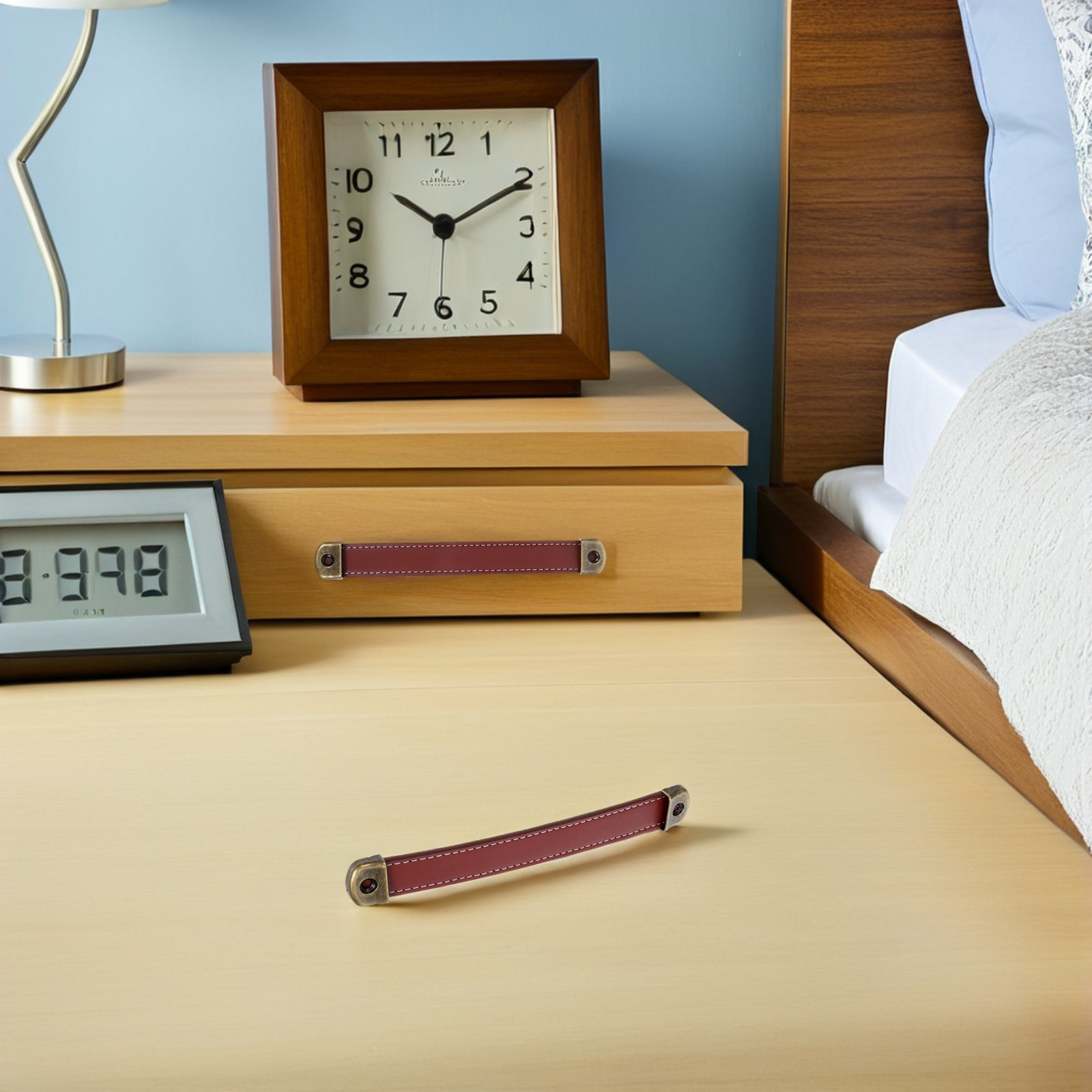 2Pcs Retro PU Furniture Handle - огляд і ціна Retro Vintage Trunk Suitcase