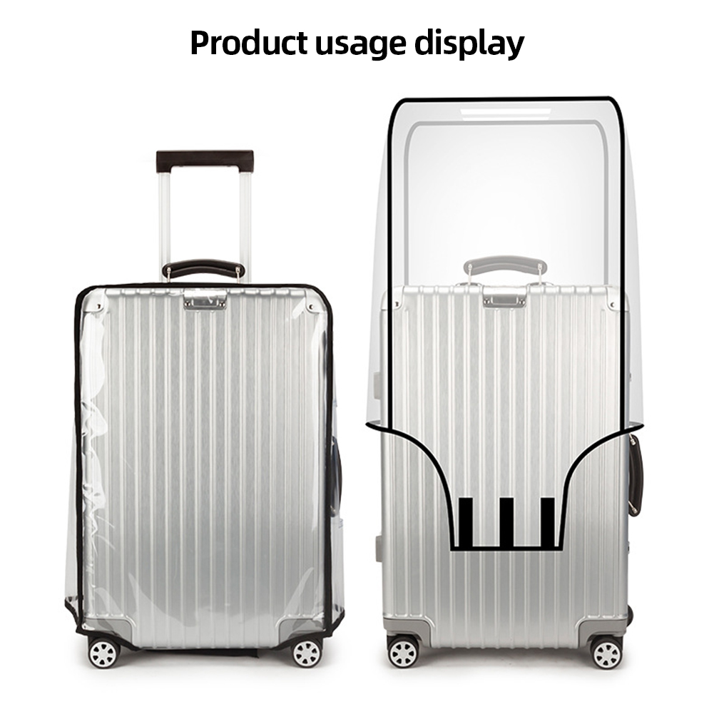 18-30inch Clear Suitcase Cover - огляд і ціна Waterproof Suitcase Cover Protector