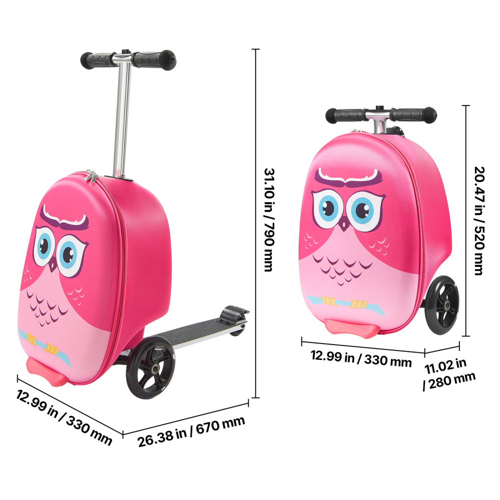 20 Inch Kids Ride on Scooter L - огляд і ціна Kids Ride On Suitcase Scooter