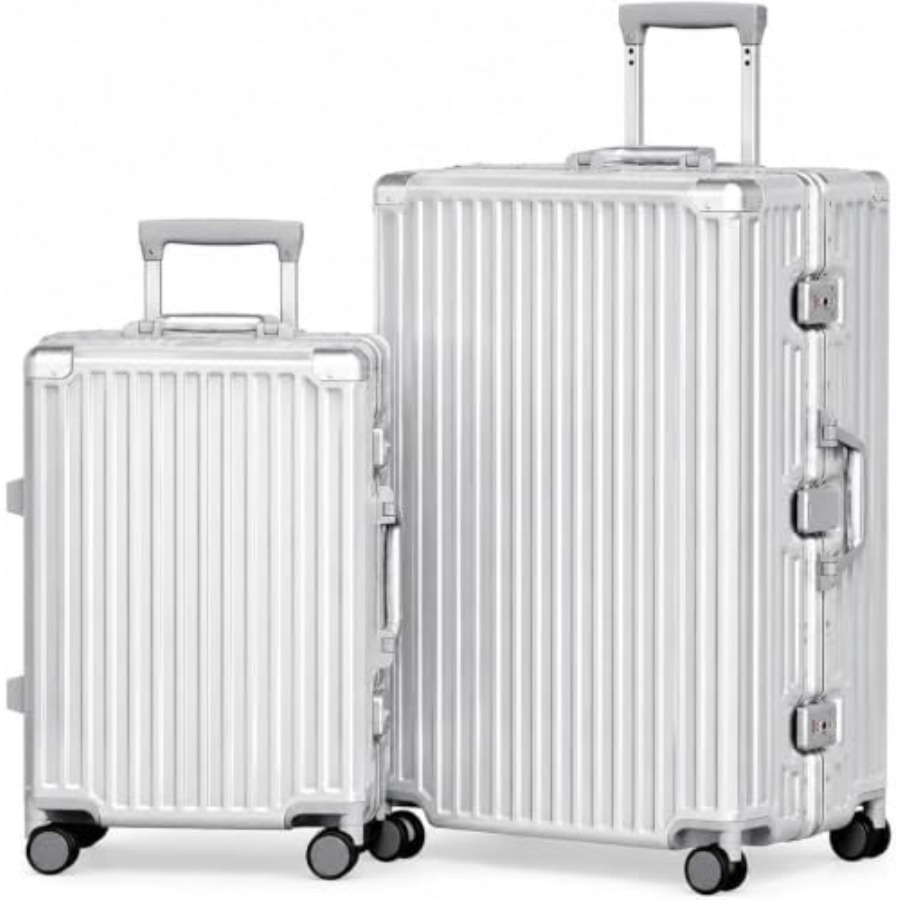 Luggage Sets 2 Pcs Aluminum Fr - огляд і ціна Aluminum Frame Carry On Luggage