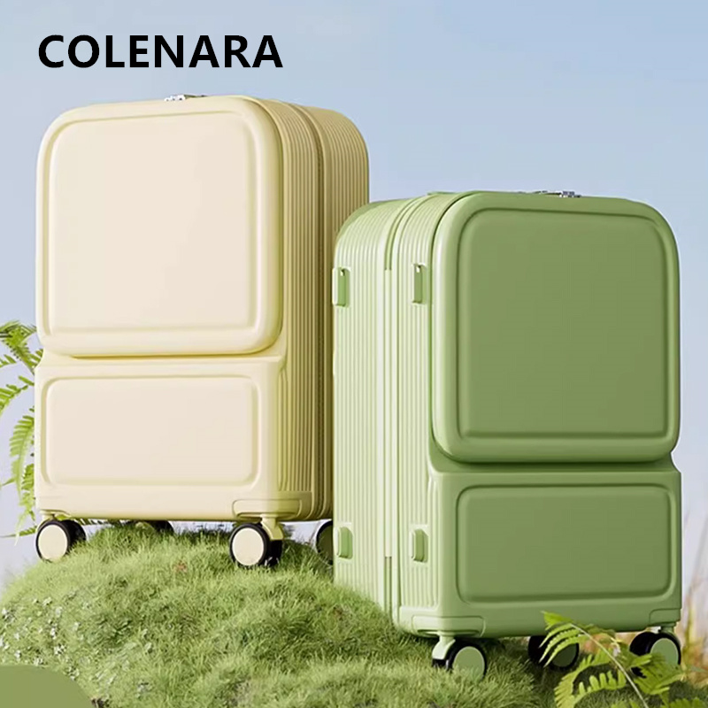 COLENARA ABS+PC Suitcase Front - огляд і ціна Front Opening Laptop Luggage 24 Inch
