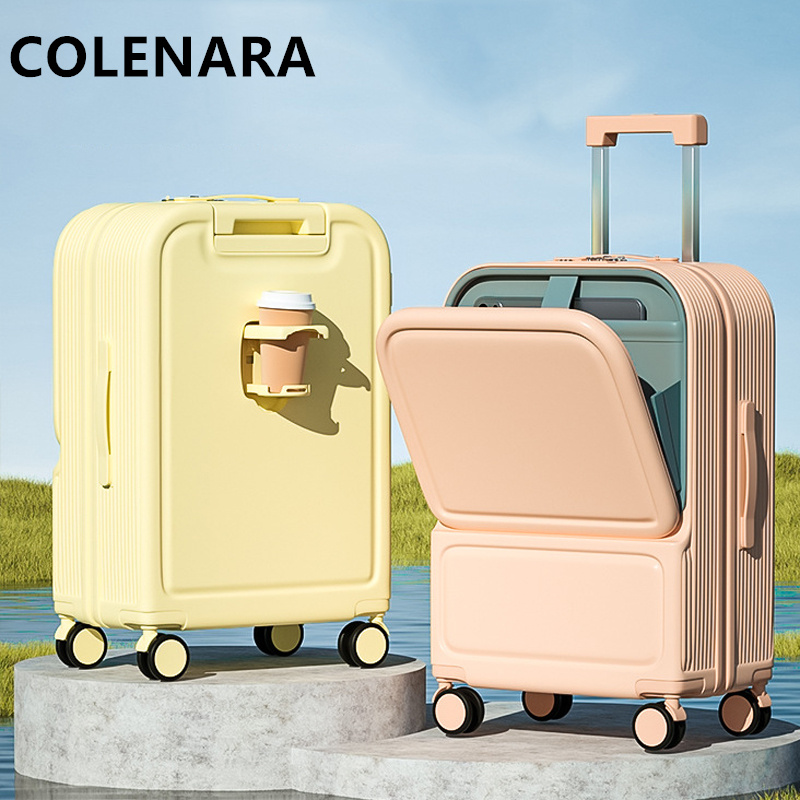 COLENARA ABS+PC Suitcase Front - огляд і ціна Front Opening Laptop Luggage 24 Inch