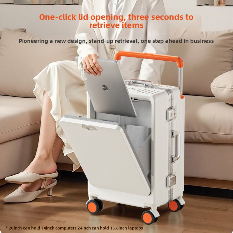 20/24/26 inch Aluminum Frame L - огляд і ціна Spinner Wheel Rolling Suitcase 20 Inch
