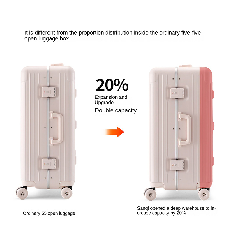 New Aluminum Frame Luggage 20' - огляд і ціна Aluminum Frame Carry On Luggage