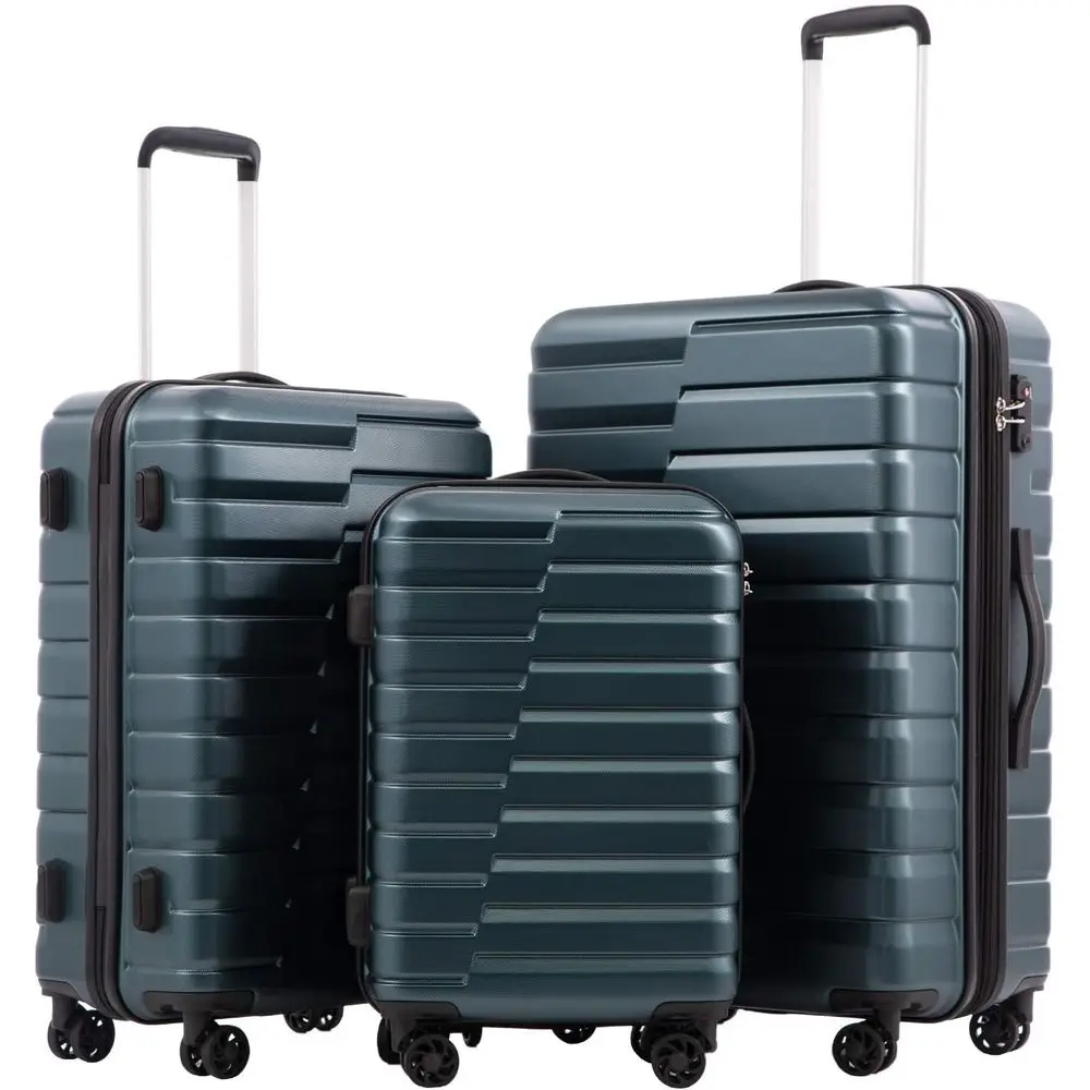 3-Piece Hard Shell Spinner Lug - огляд і ціна Expandable Hard Shell Luggage Set
